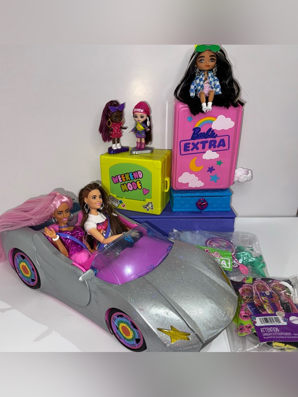 Barbie Extra Doll Lot Bundle